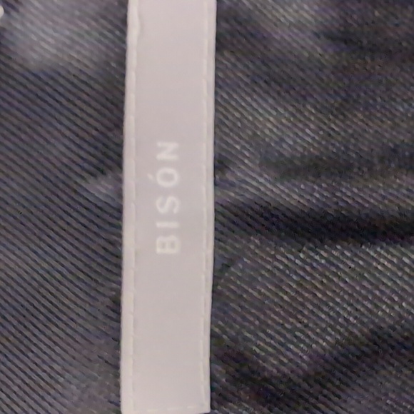 Bison Blue Pinstripe Linen Blazer - Picture 8 of 9